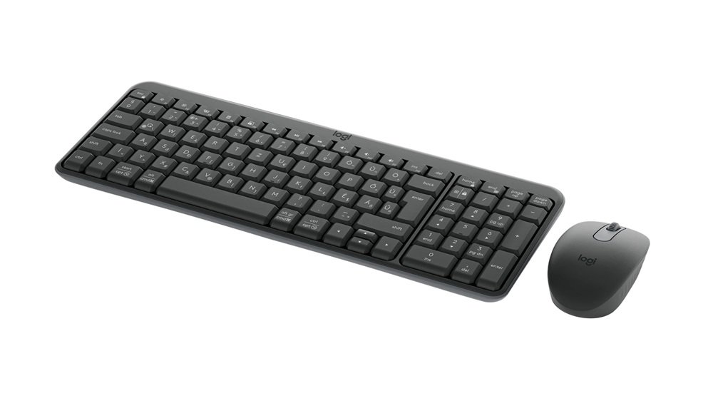 Logitech MK250 HUN grafitszürke vezeték nélküli billentyűzet + egér