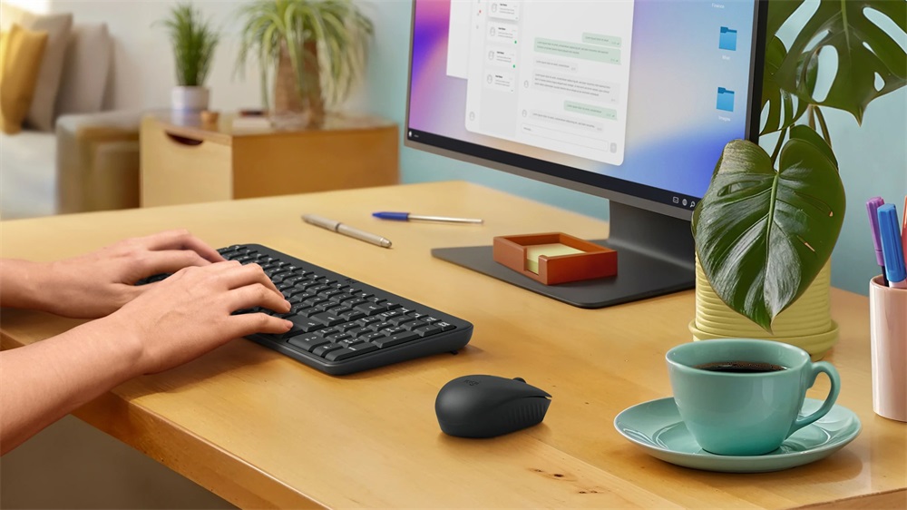Logitech MK250 HUN grafitszürke vezeték nélküli billentyűzet + egér