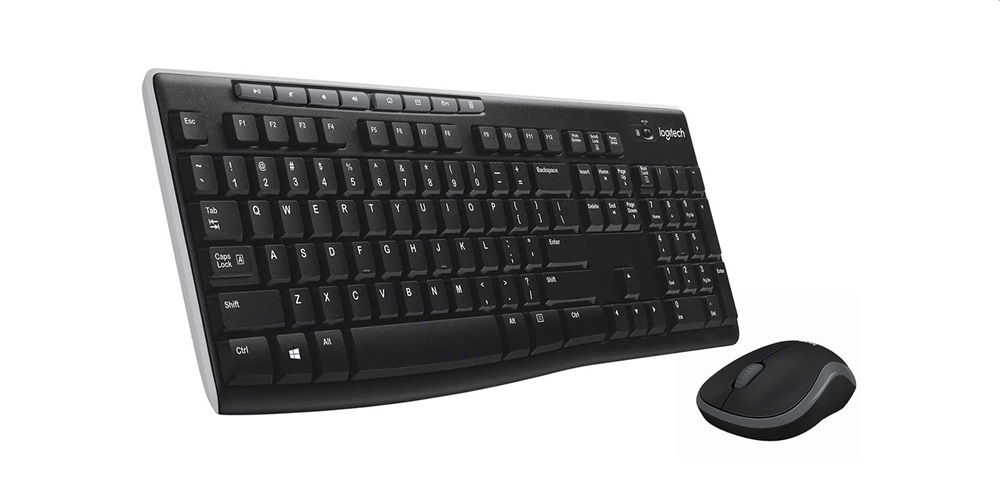 Logitech MK270 HUN fekete vezeték nélküli billentyűzet + egér