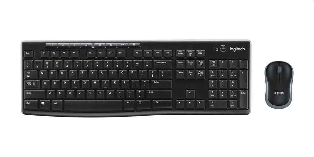 Logitech MK270 HUN fekete vezeték nélküli billentyűzet + egér