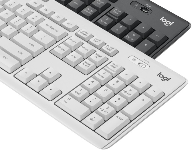 Logitech MK295 Silent HUN fehér vezeték nélküli billentyűzet + egér