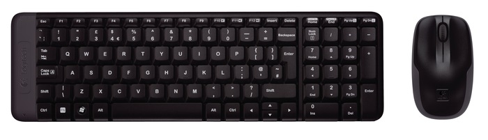 Logitech MK220 HUN fekete vezeték nélküli billentyűzet + egér