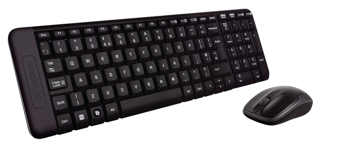 Logitech MK220 HUN fekete vezeték nélküli billentyűzet + egér
