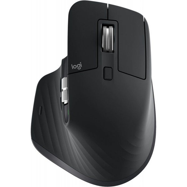 Logitech MX Master 3 vezeték nélküli fekete egér (Újracsomagolt)