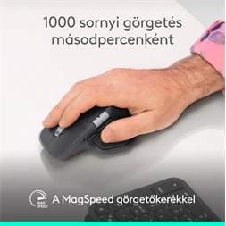 Logitech MX Master 4 for MAC vezeték nélküli fekete egér