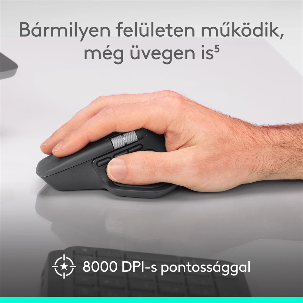 Logitech MX Master 4 for MAC vezeték nélküli fekete egér