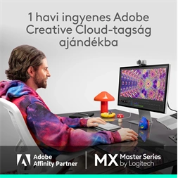 Logitech MX Master 4 for MAC vezeték nélküli fekete egér