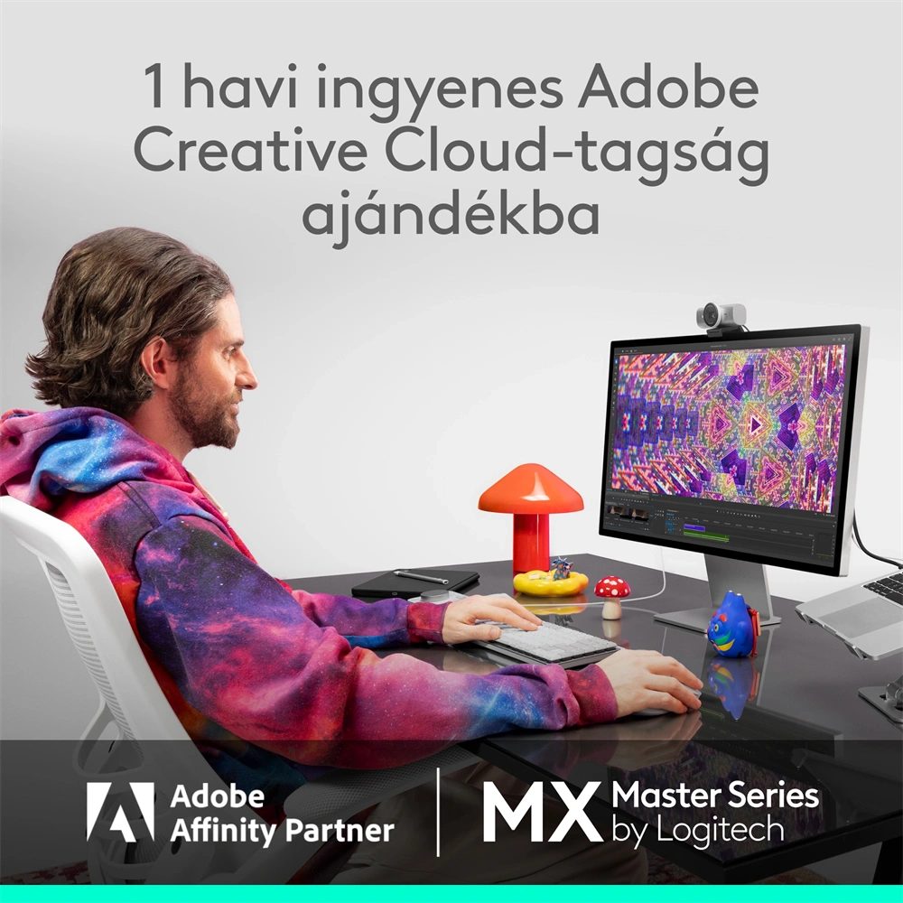 Logitech MX Master 4 for MAC vezeték nélküli fekete egér