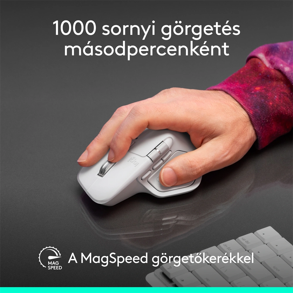 Logitech MX Master 4 for MAC vezeték nélküli fekete egér