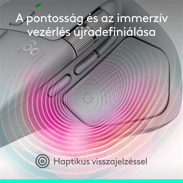 Logitech MX Master 4 for MAC vezeték nélküli halványszürke egér