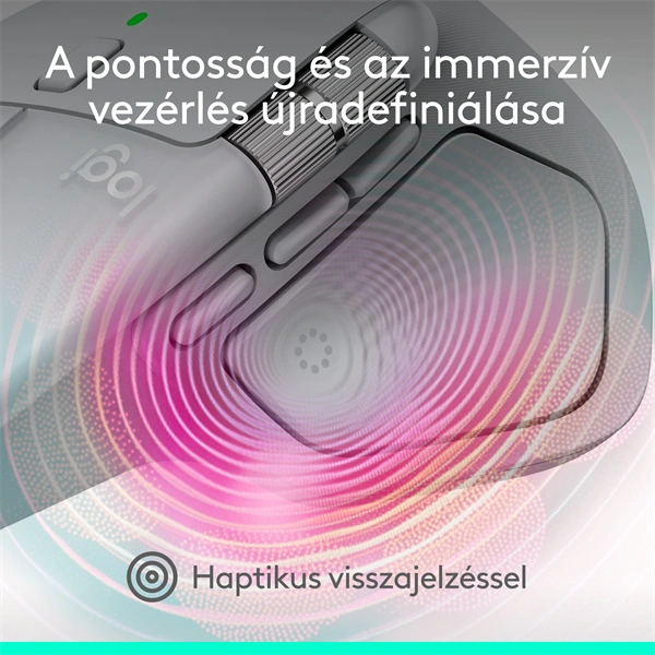 Logitech MX Master 4 for MAC vezeték nélküli halványszürke egér