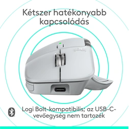 Logitech MX Master 4 for MAC vezeték nélküli halványszürke egér