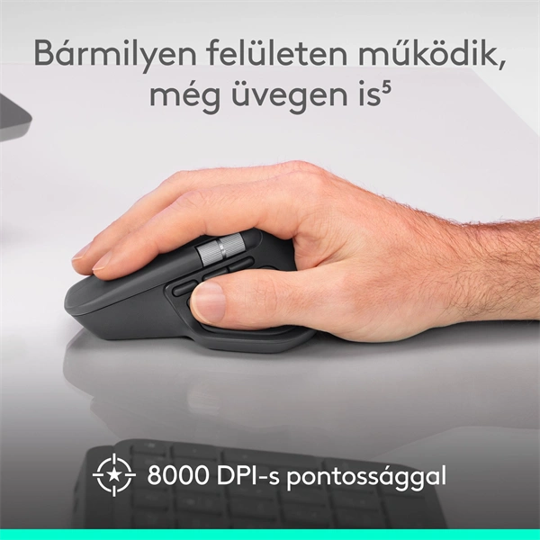 Logitech MX Master 4 vezeték nélküli grafitszürke egér