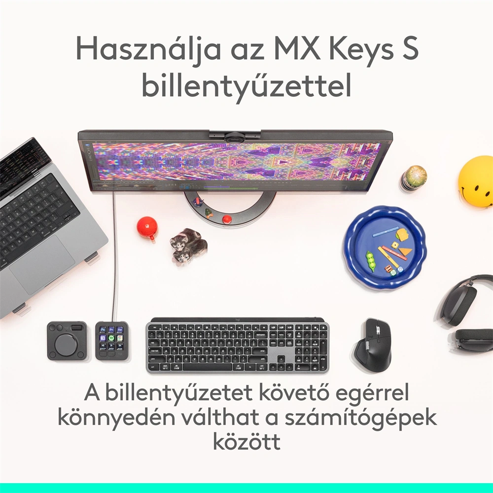 Logitech MX Master 4 vezeték nélküli grafitszürke egér