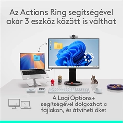 Logitech MX Master 4 vezeték nélküli grafitszürke egér