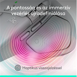 Logitech MX Master 4 vezeték nélküli halványszürke egér