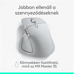 Logitech MX Master 4 vezeték nélküli halványszürke egér