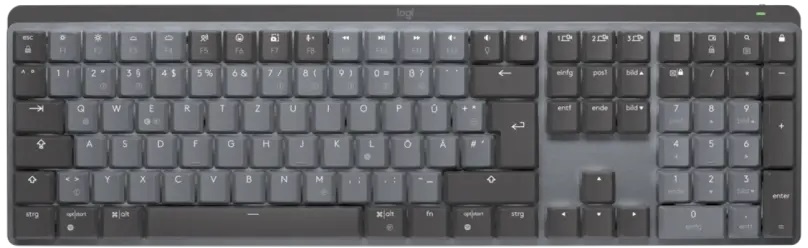 Logitech MX Mechanical Illuminated Performance UK grafitszürke vezeték nélküli billentyűzet