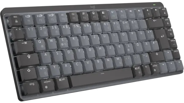 Logitech MX Mechanical Mini Minimalist Illuminated (CLICKY) US grafitszürke vezeték nélküli billentyűzet