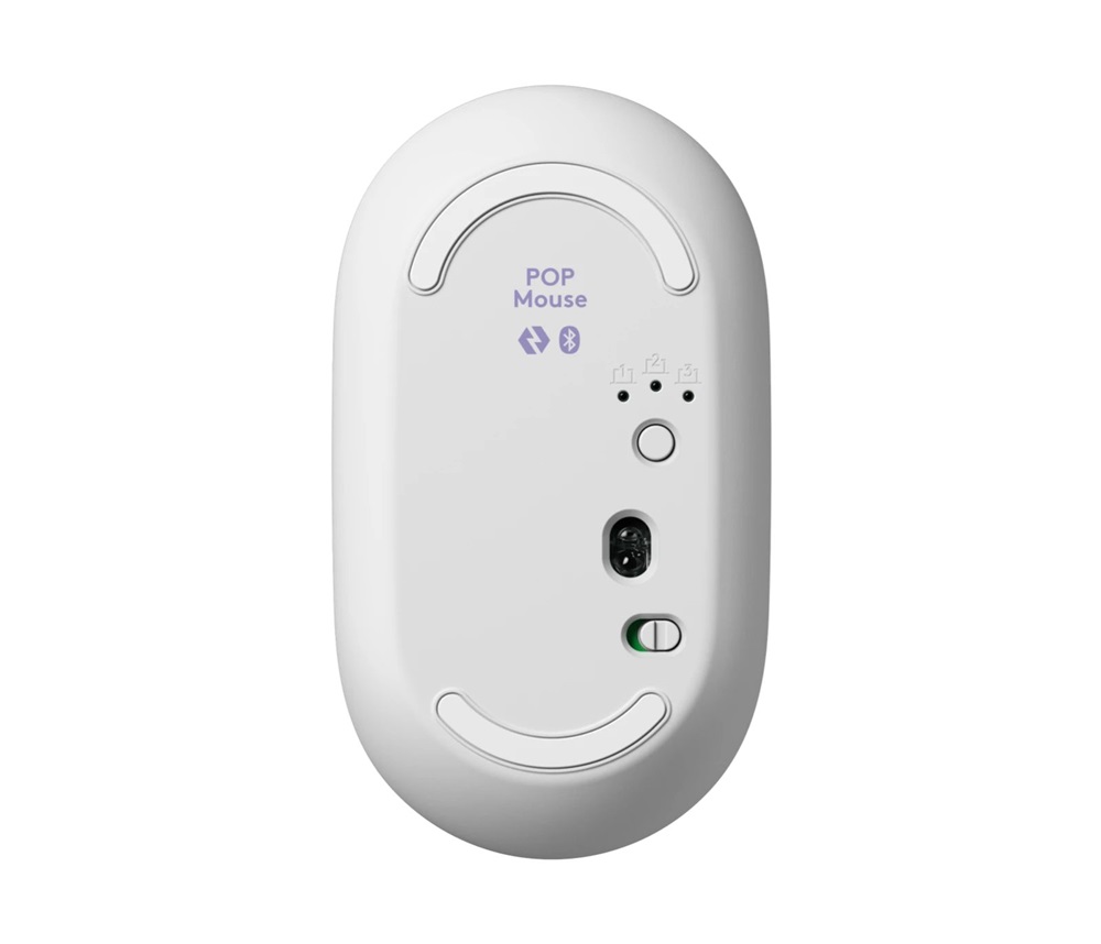 Logitech POP with emoji vezeték nélküli lila egér