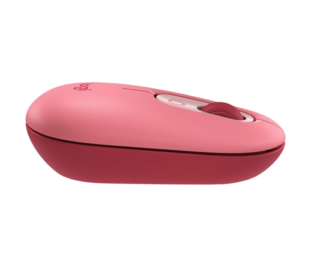 Logitech POP with emoji vezeték nélküli rózsaszín egér