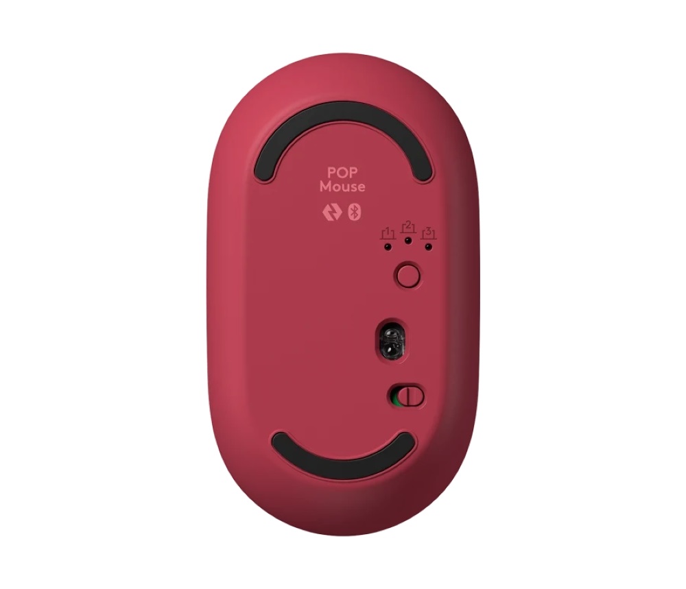 Logitech POP with emoji vezeték nélküli rózsaszín egér