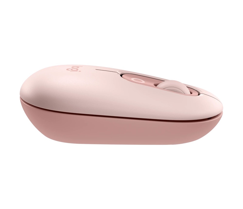 Logitech POP with emoji vezeték nélküli rózsaszín egér