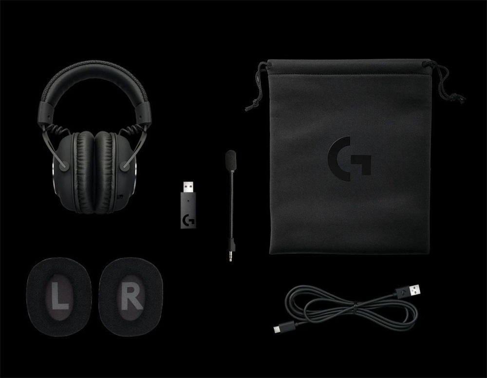 Logitech PRO X Lightspeed Wireless fekete gamer headset (Használt - B)