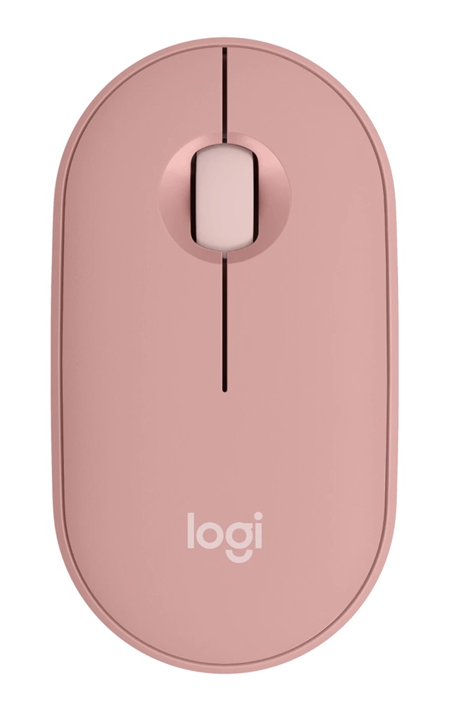 Logitech M350S Pebble Mouse 2 vezeték nélküli rózsaszín egér