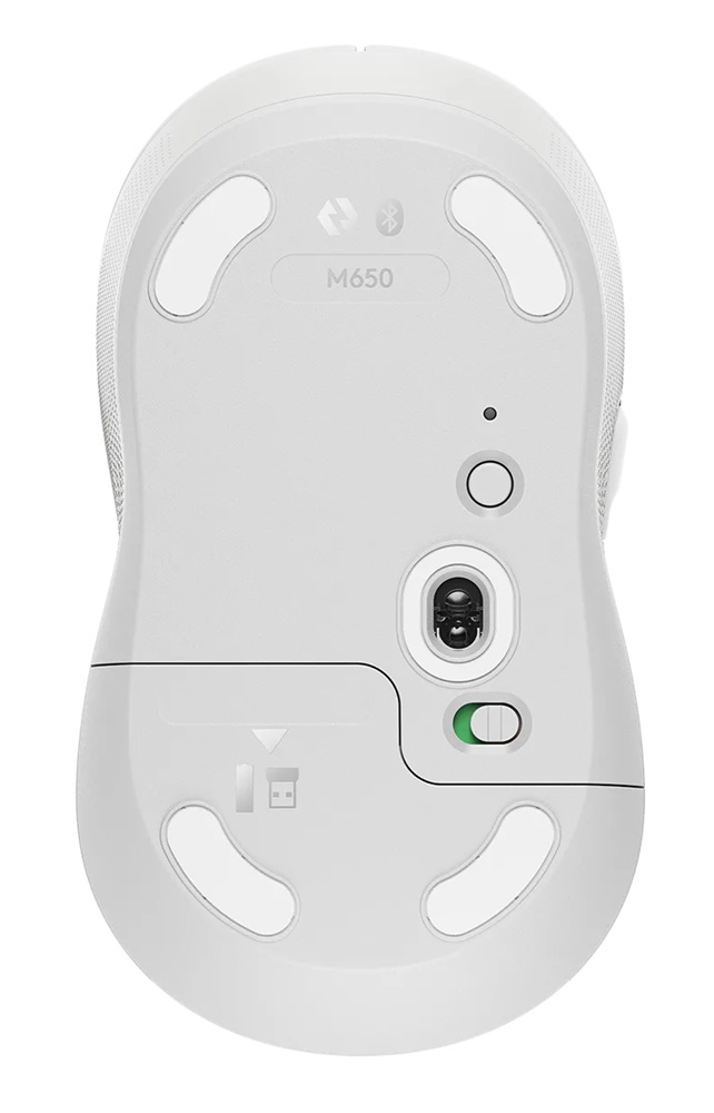 Logitech Signature M650 L vezeték nélküli fehér egér