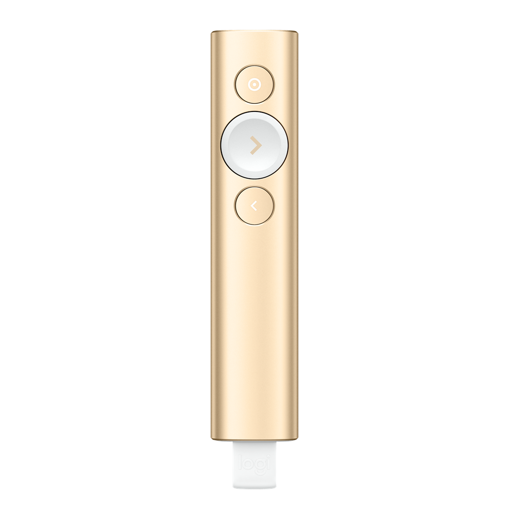 Logitech Spotlight Presentation Remote - Gold