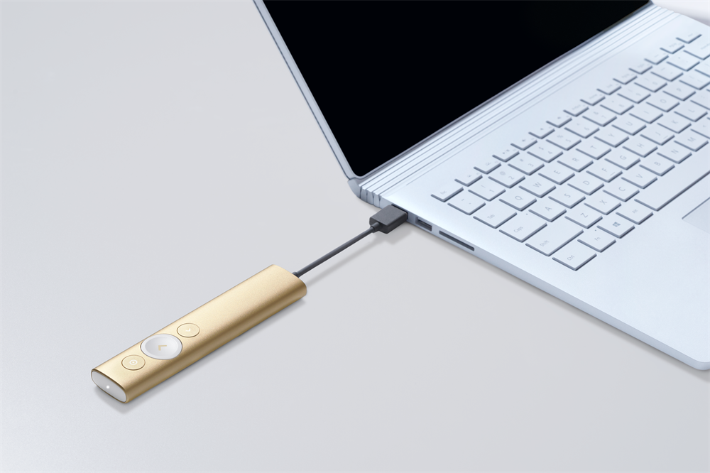 Logitech Spotlight Presentation Remote - Gold