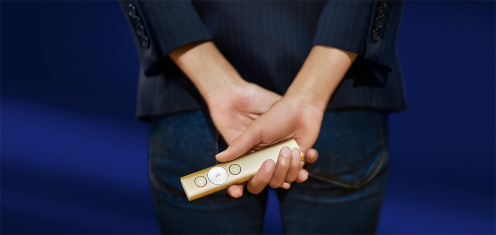 Logitech Spotlight Presentation Remote - Gold