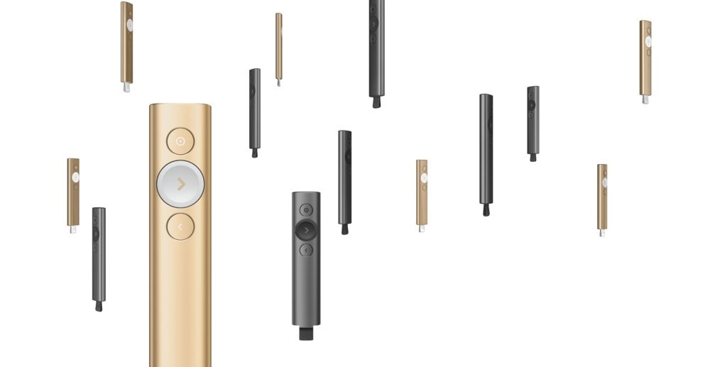 Logitech Spotlight Presentation Remote - Gold