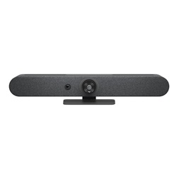 Logitech Webkamera - Rally Bar Mini Grafit (3840x2160 képpont, 90°-os látótér, mikrofon Ultra HD, fekete)