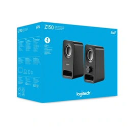 Logitech Z150 jack 2.0 6W fekete hangszóró