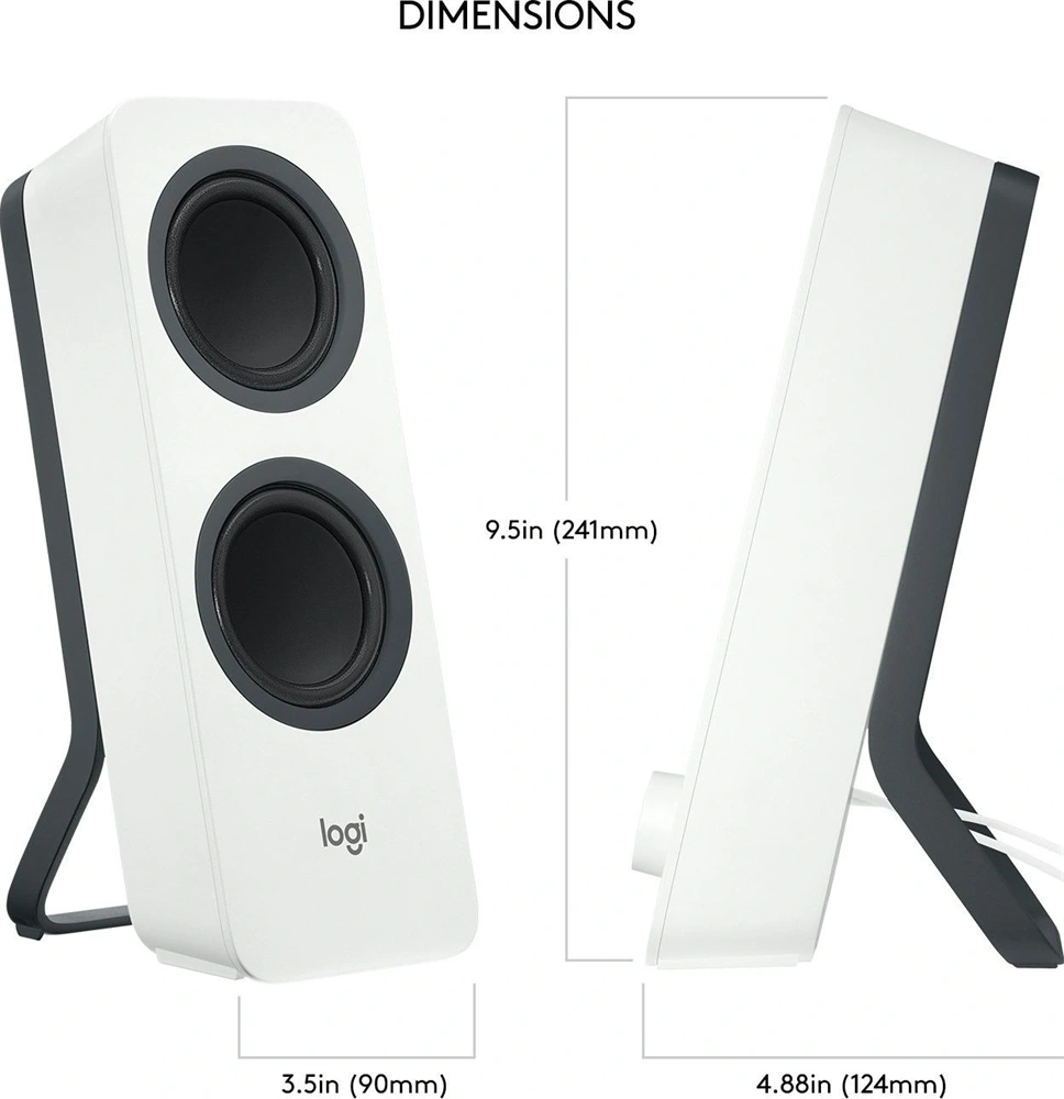 Logitech Z207  5W Bluetooth fehér hangszóró