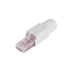 Logilink MP0069 Helyszíni szerelvény Cat.6A RJ45 dugó, szerszám nélküli lezárás