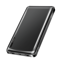 Logilink TM045 Power bank 10.000 mAh, 2x USB-A, USB-C, micro-USB, fekete