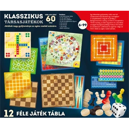 Ludoteca klasszikus játékok több, mint 60 féle - társasjáték gyűjtemény