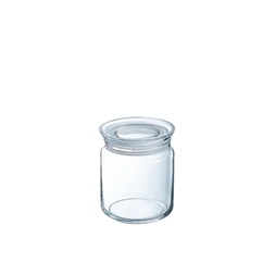 Luminarc 4 db kerek üvegedény készlet fedéllel 750ml
