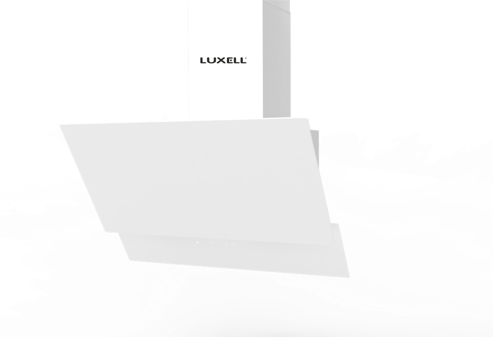 Luxell DA6-835 fehér, szabadonálló, döntött, méret:60 cm, zajszint:62 dB, páraelszívó