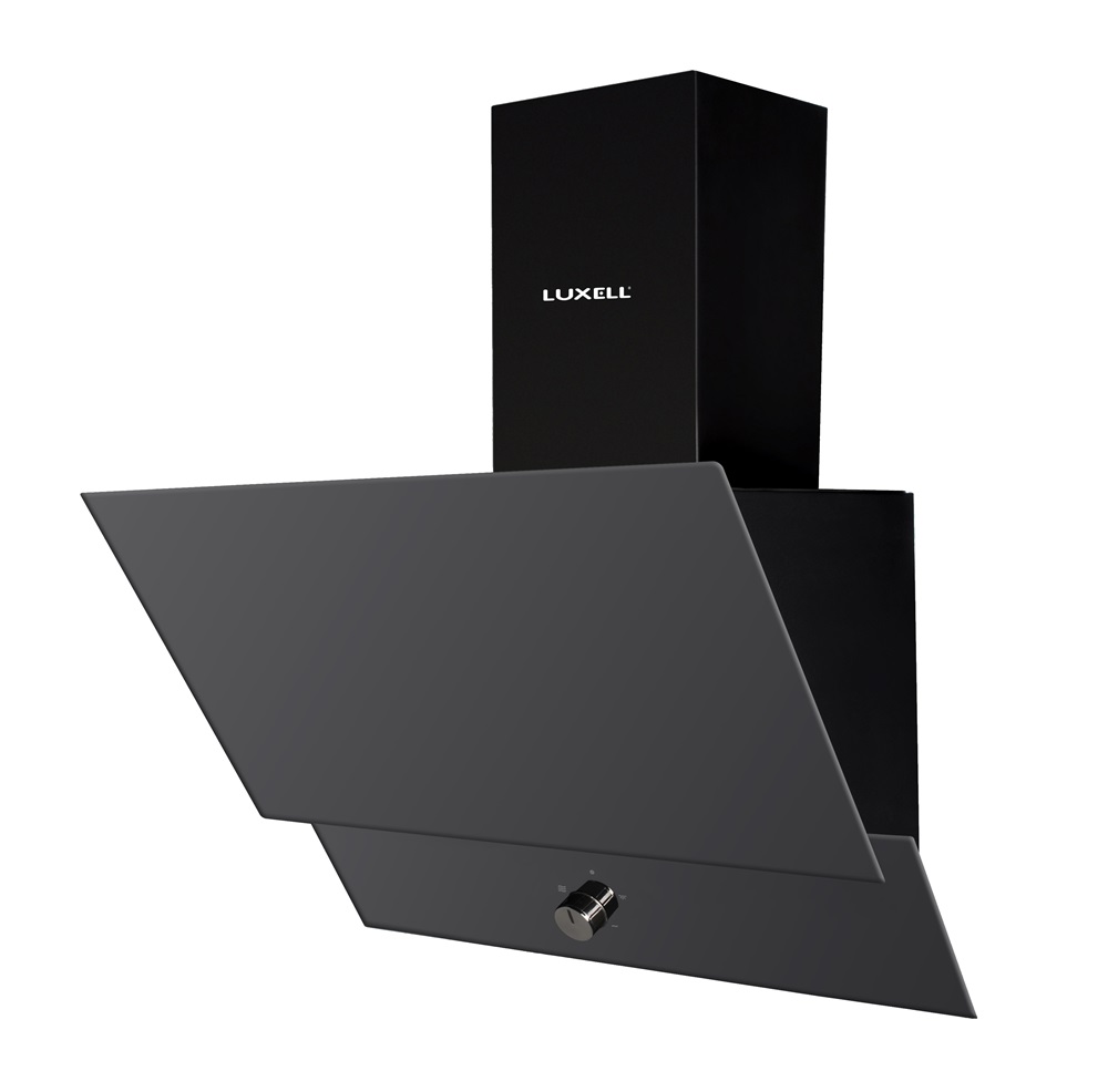 Luxell DA6-835 fekete, szabadonálló, döntött, méret:60 cm, zajszint:62 dB, páraelszívó