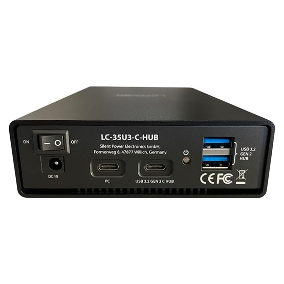 MBR LC Power Külső 3,5" LC-35U3-C-HUB