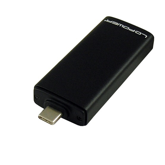 MBR LC Power Külső ház - USB 3.1 Type-C - M.2 SATA SSD - LC-M2-C-42MM