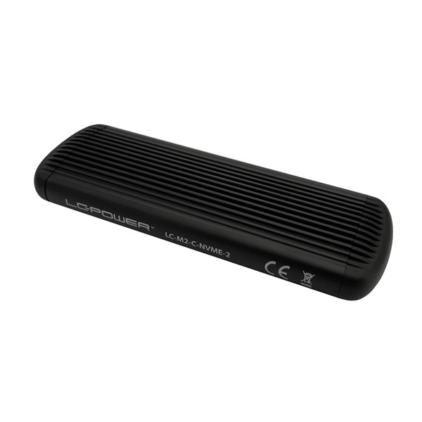 MBR LC Power Külső ház - USB 3.2 2x1 Type C - M.2 NVMe SSD - LC-M2-C-NVME-2