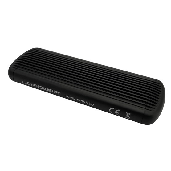 MBR LC Power Külső ház - USB 3.2 2x1 Type C - M.2 NVMe SSD - LC-M2-C-NVME-2