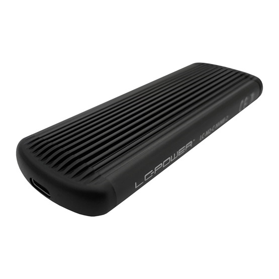 MBR LC Power Külső ház - USB 3.2 2x1 Type C - M.2 NVMe SSD - LC-M2-C-NVME-2