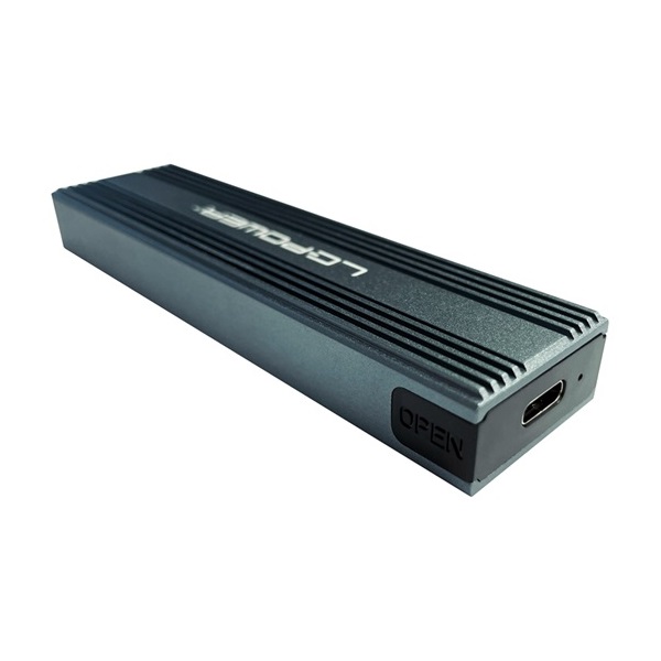 MBR LC Power Külső ház - USB 3.2 Type-C - NVMe vagy SATA M.2 SSD - LC-M2-C-MULTI-3
