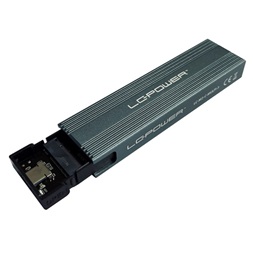 MBR LC Power Külső ház - USB 3.2 Type-C - NVMe vagy SATA M.2 SSD - LC-M2-C-MULTI-3